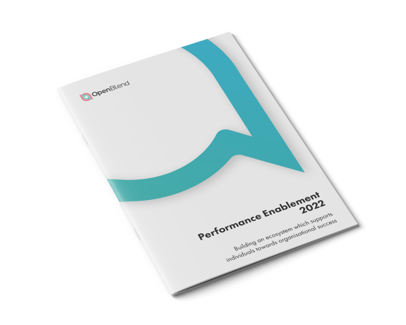 Performance enablement report cover mock up
